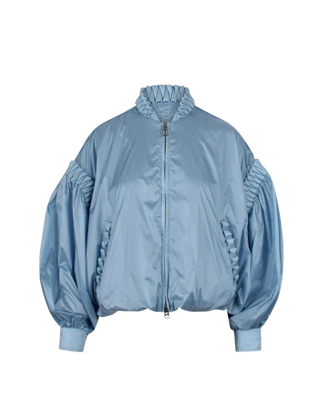 Chaqueta Con Volantes RAXXY de color Blue