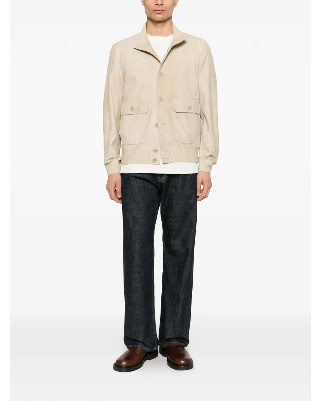 Salvatore Santoro Natural Veste À Poches Boutonnées for men