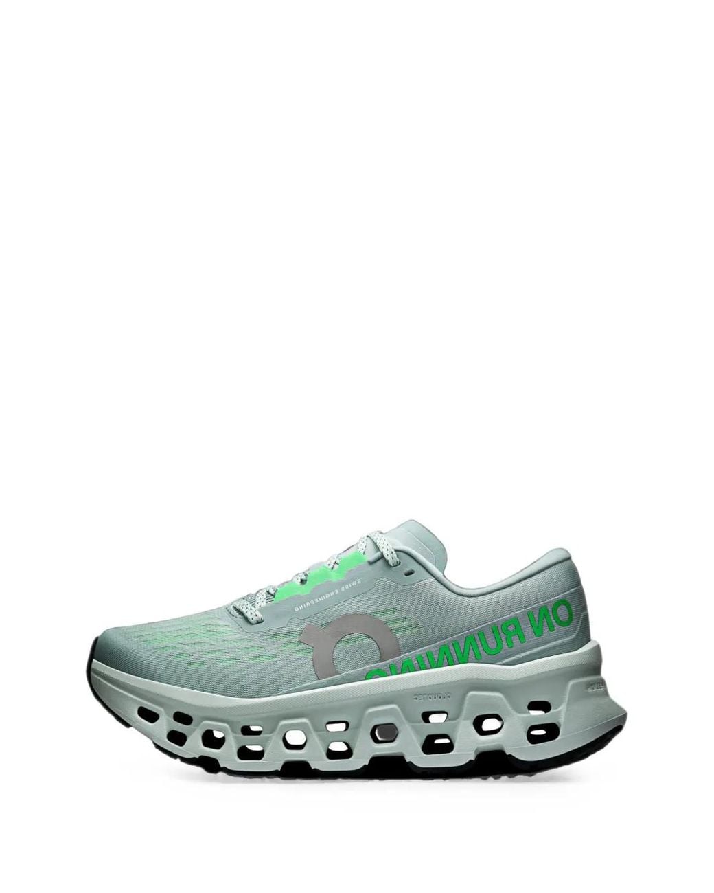 On Shoes Green Baskets Cloudnova 3