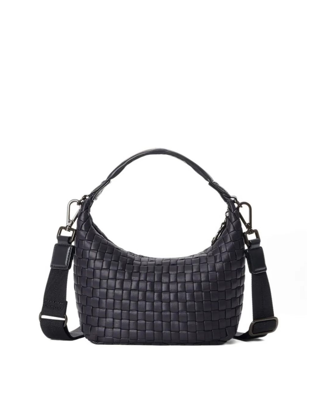 MZ Wallace Blue Sac À Main Hobo À Design Tressé Format Mini