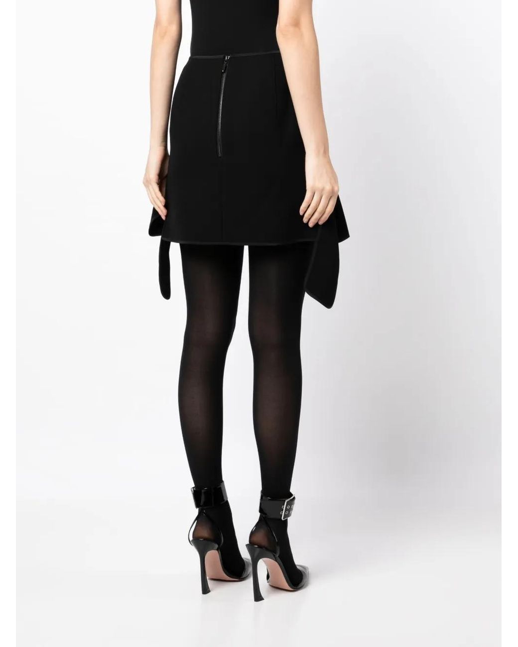 Maticevski Black Accelerate Asymmetric Skirt