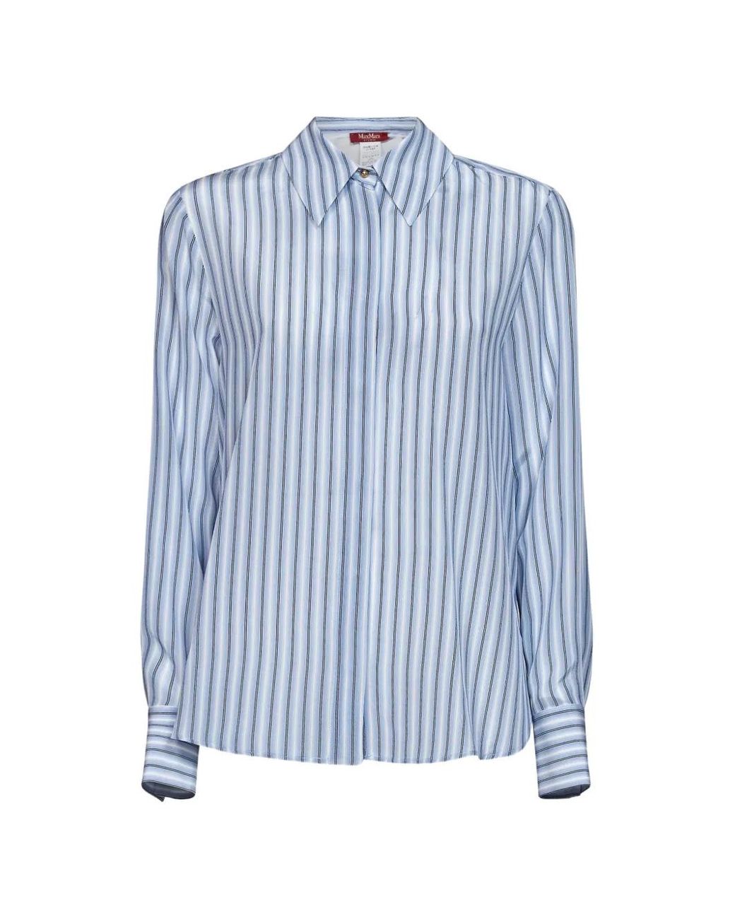 Max Mara Gestreept Overhemd in het Blue