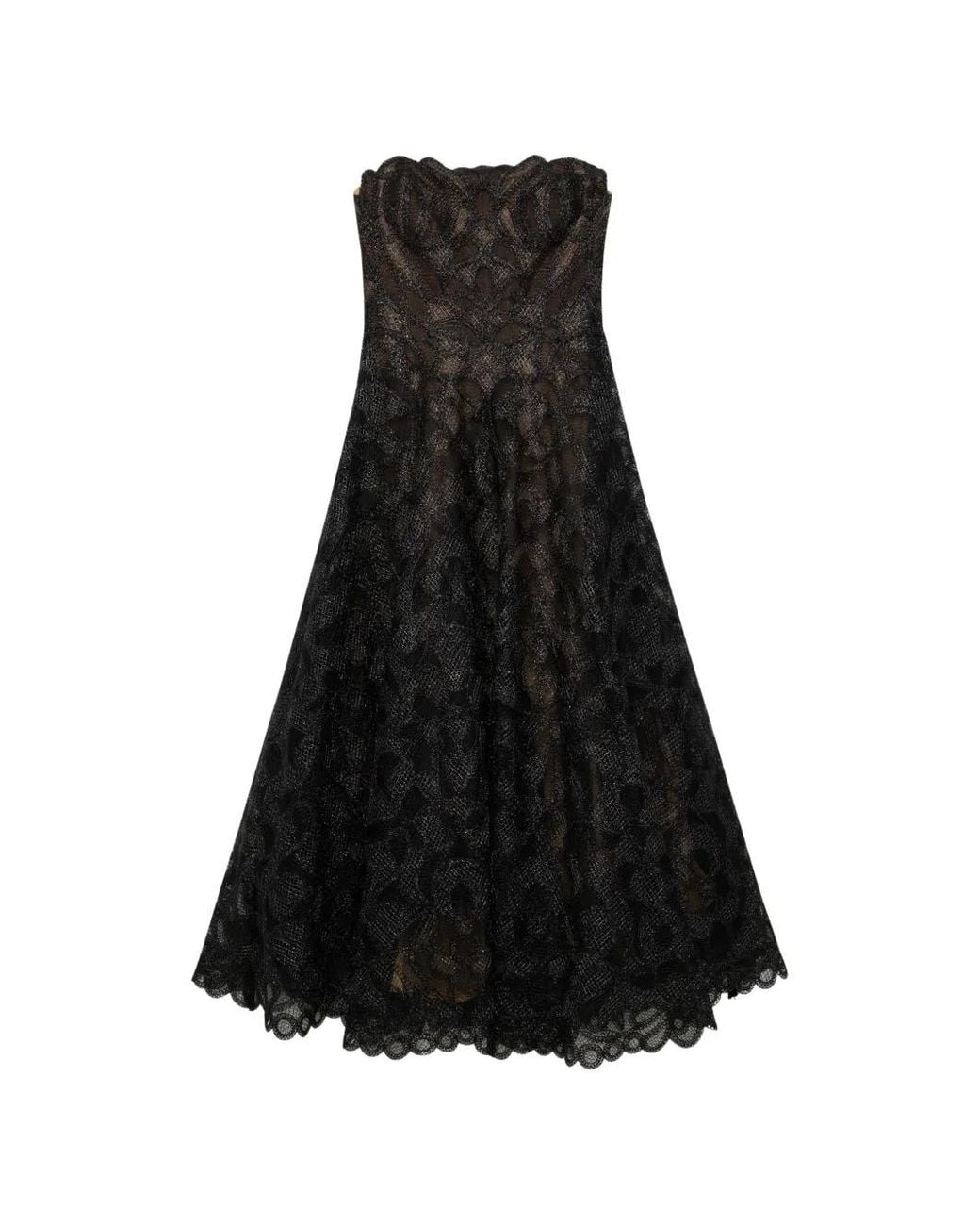 Jonathan Simkhai Black Elvina Bustier Midi Dress