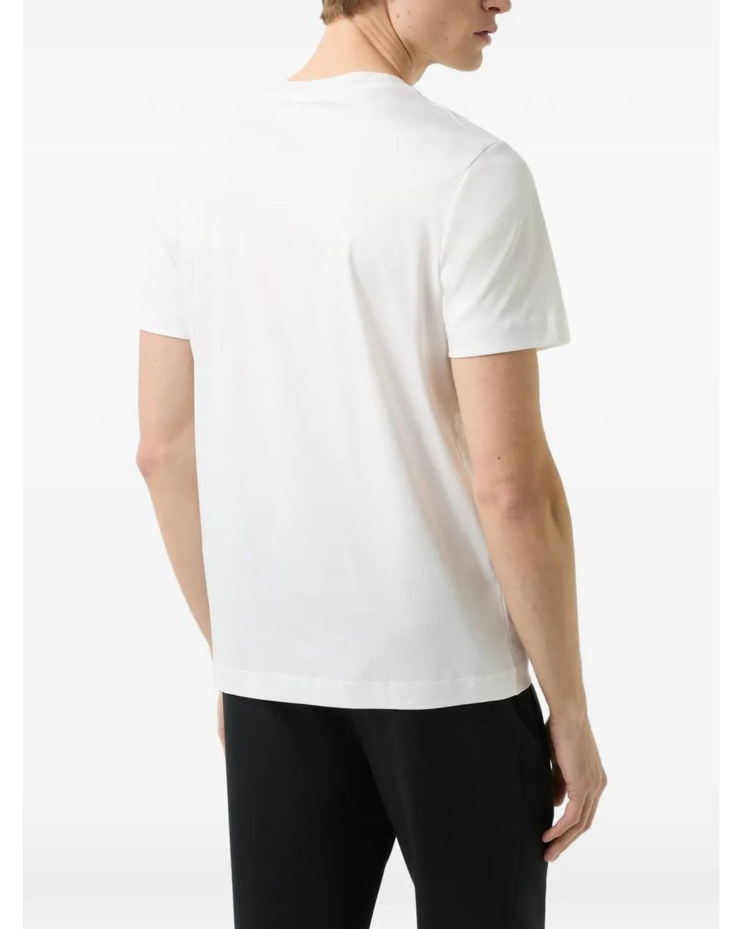 Bogner White Ryan Logo-Embroidered T-Shirt for men