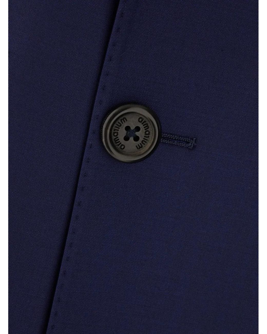 ARMARIUM Blue Nathan Double-Breasted Coat
