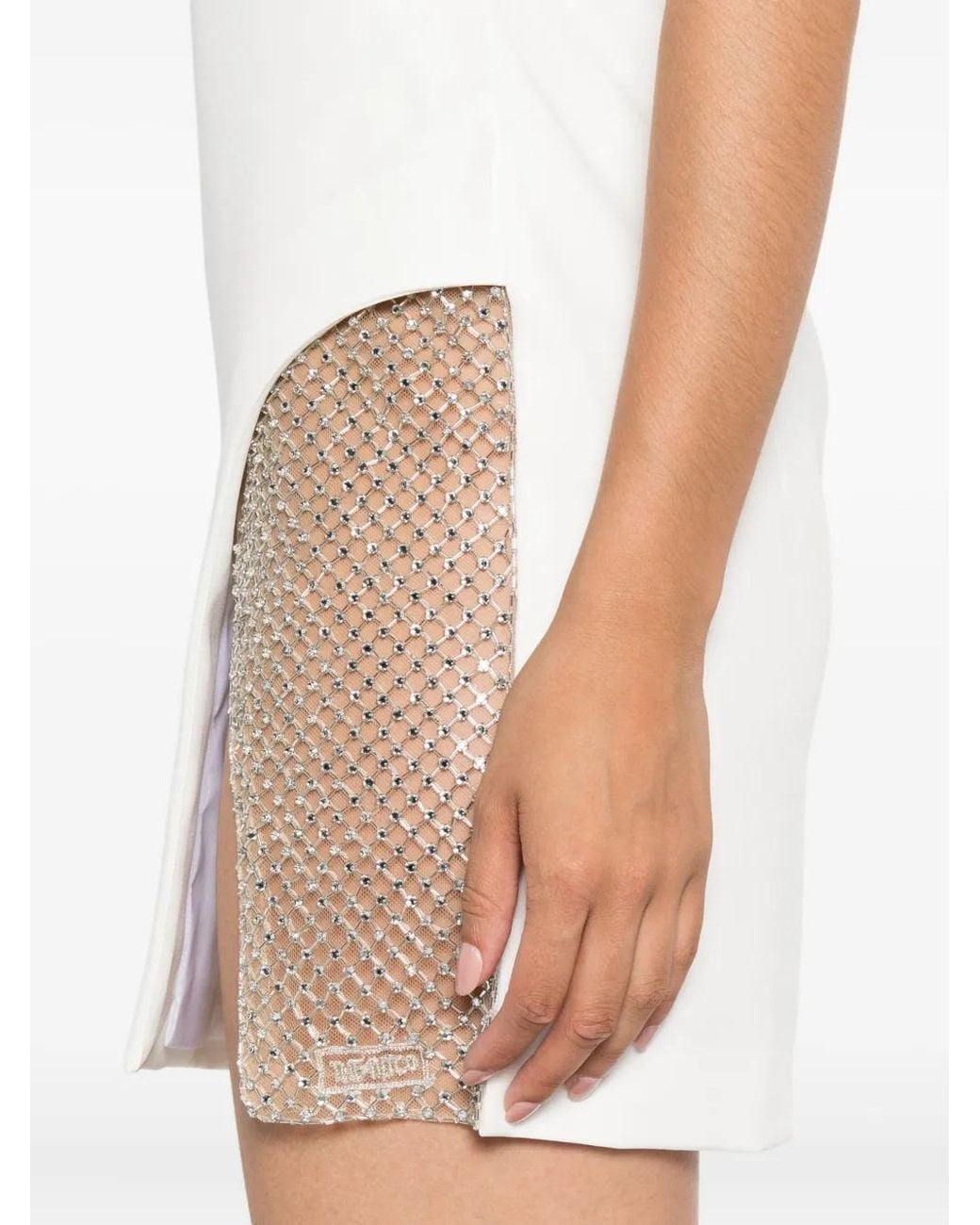 The Attico White Mini Dress