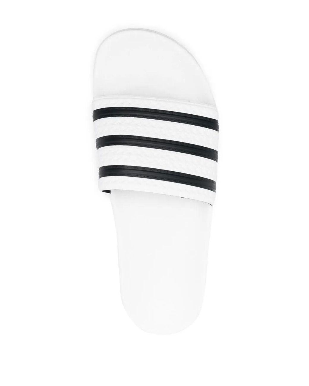 Adidas White Adilette Slides for men