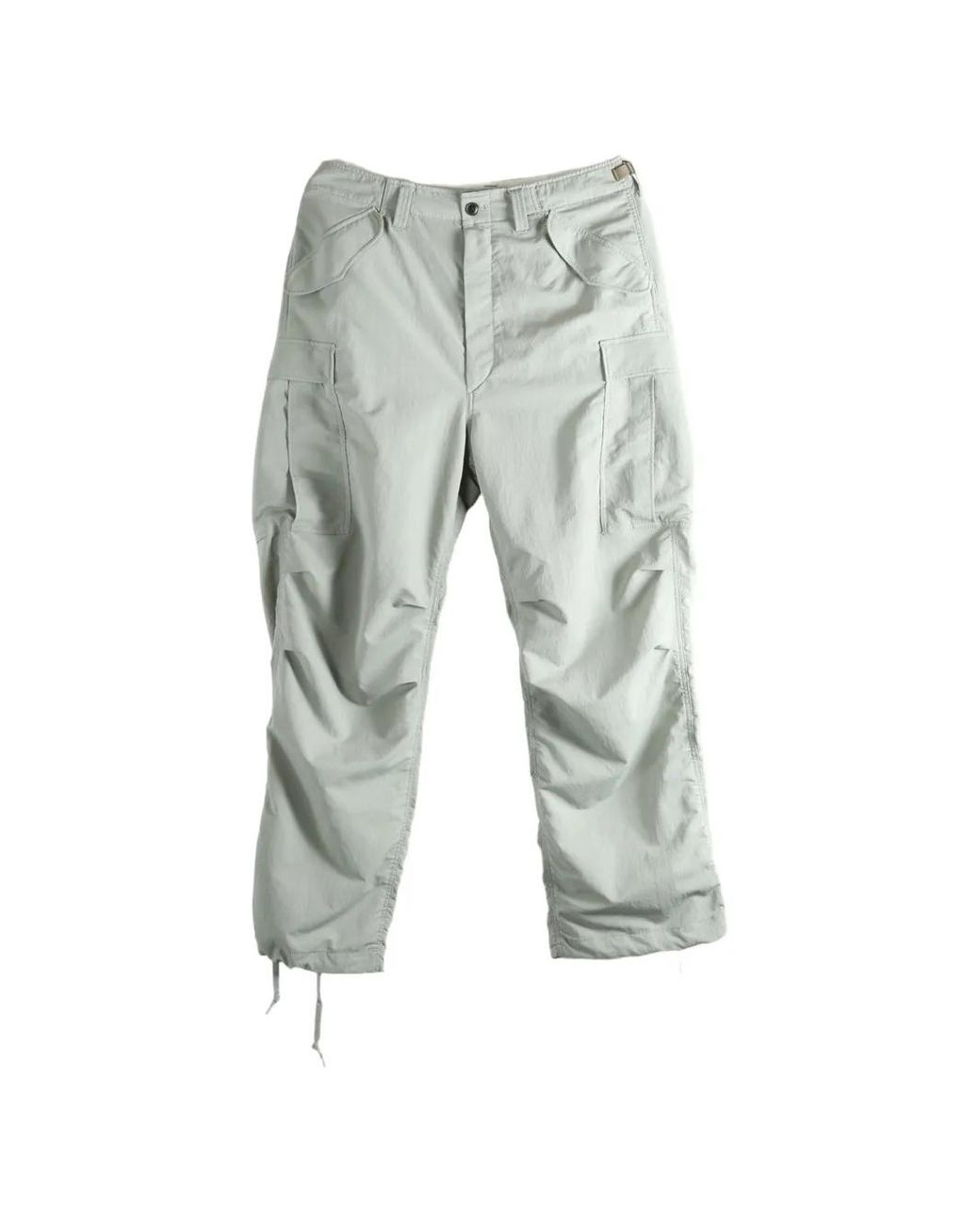 Nanamica Gray Multi-Pocket Cargo Pants