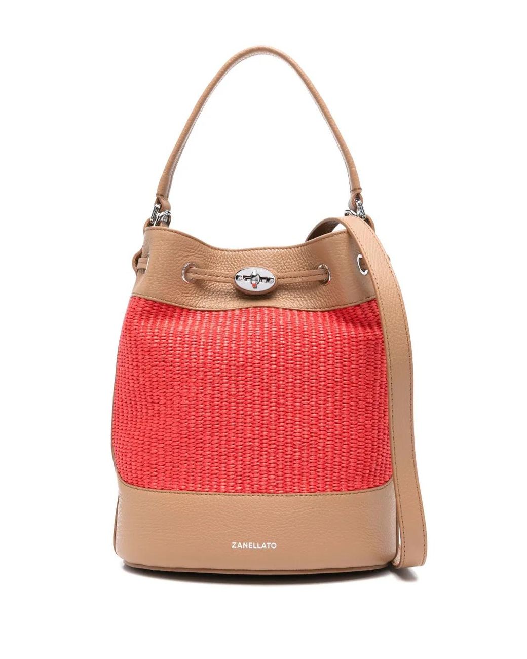 トートバッグ ZANELLATO SS25 MONDA' - Leather bucket bag (068980 Z1190) Zanellato Monda' - Leather Bucket Bag | italist