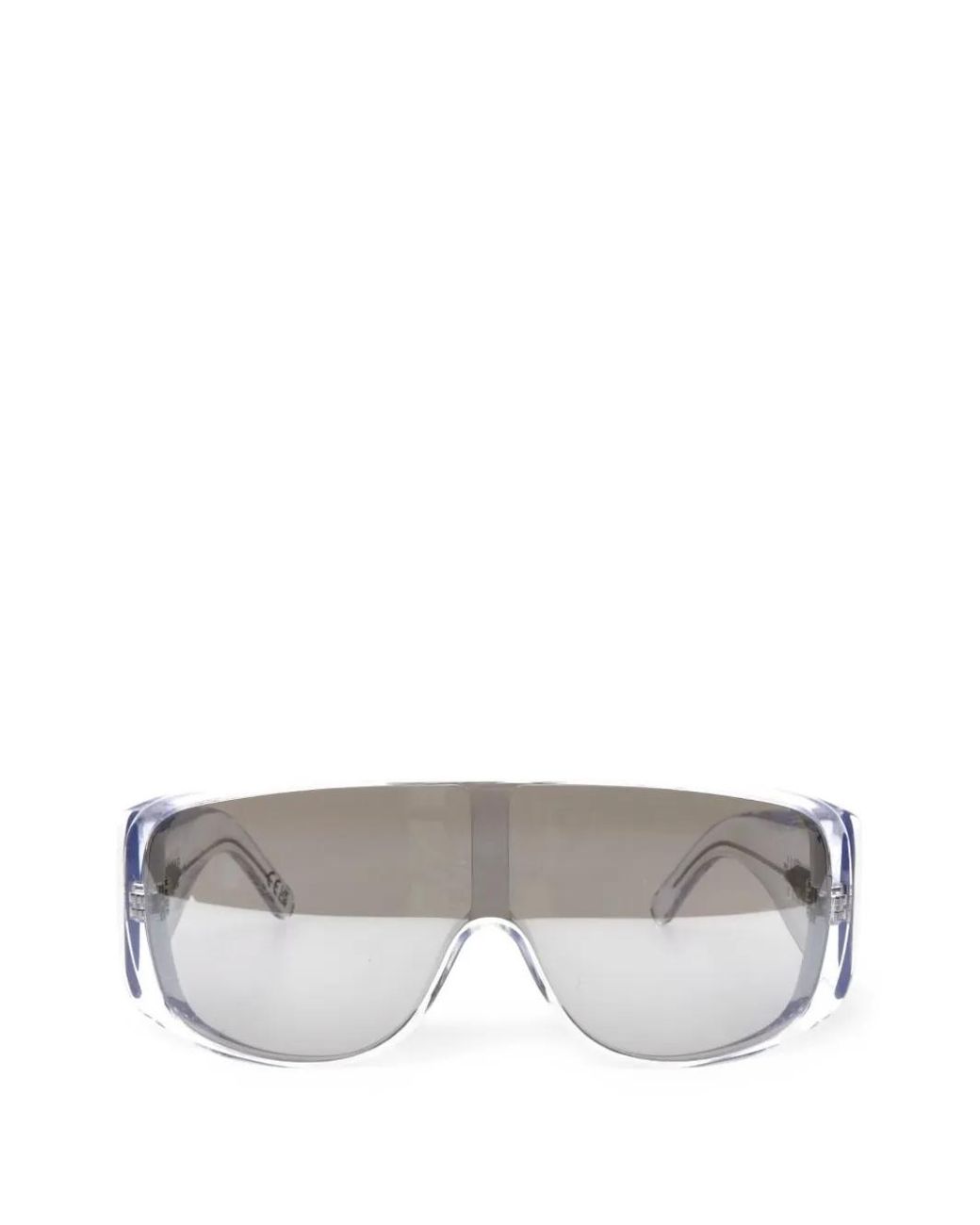MM6 by Maison Margiela Gray Oversized Sunglasses