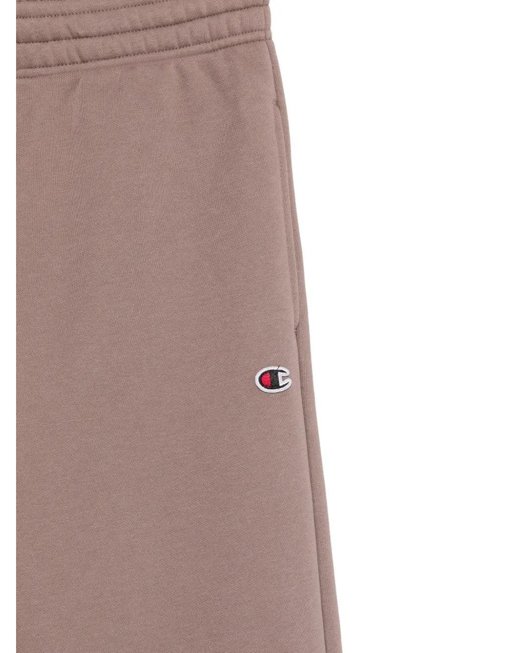 Champion Natural Logo-Patch Track Pants