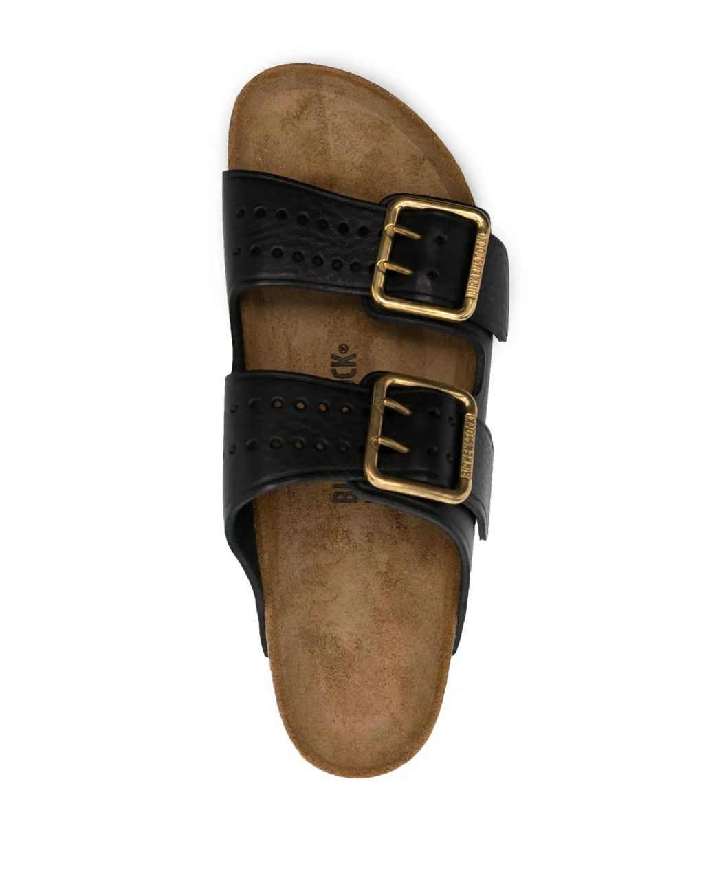 Birkenstock Black Arizona Bold Leather Sandals for men