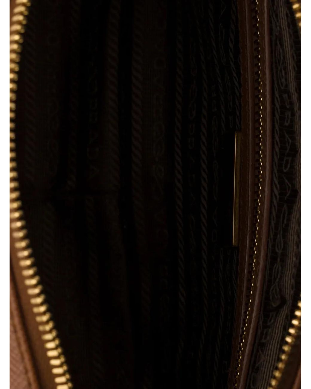 Prada Brown Small Saffiano Leather Top-Handle Bag