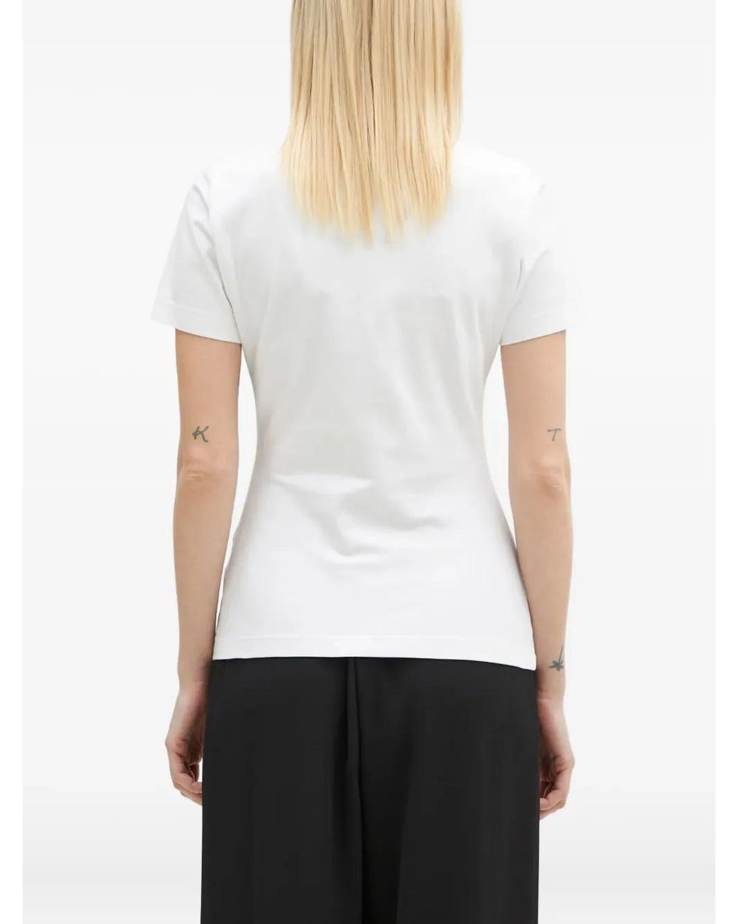 Vetements White Short-Sleeve T-Shirt