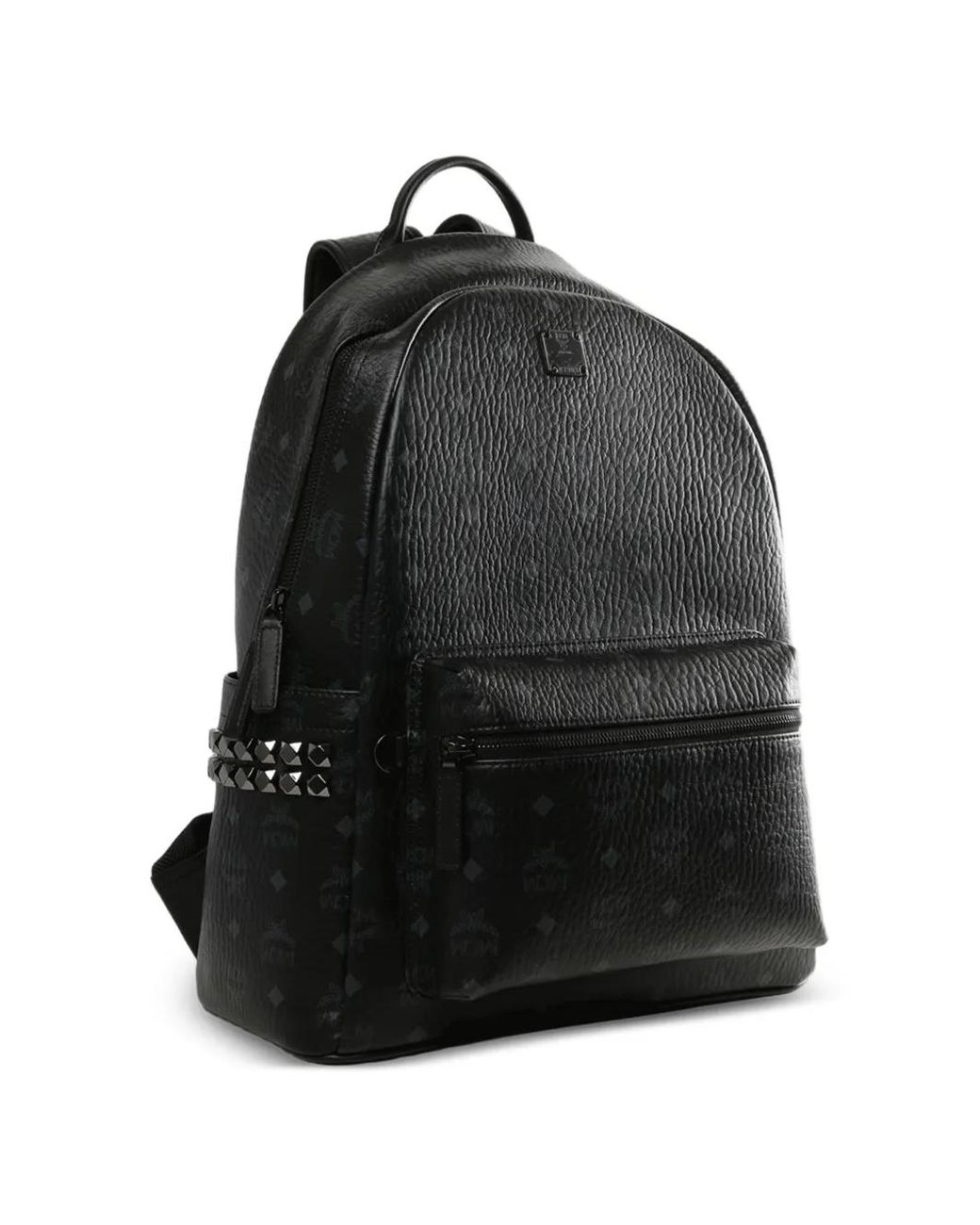 MCM Black Stark Backpack