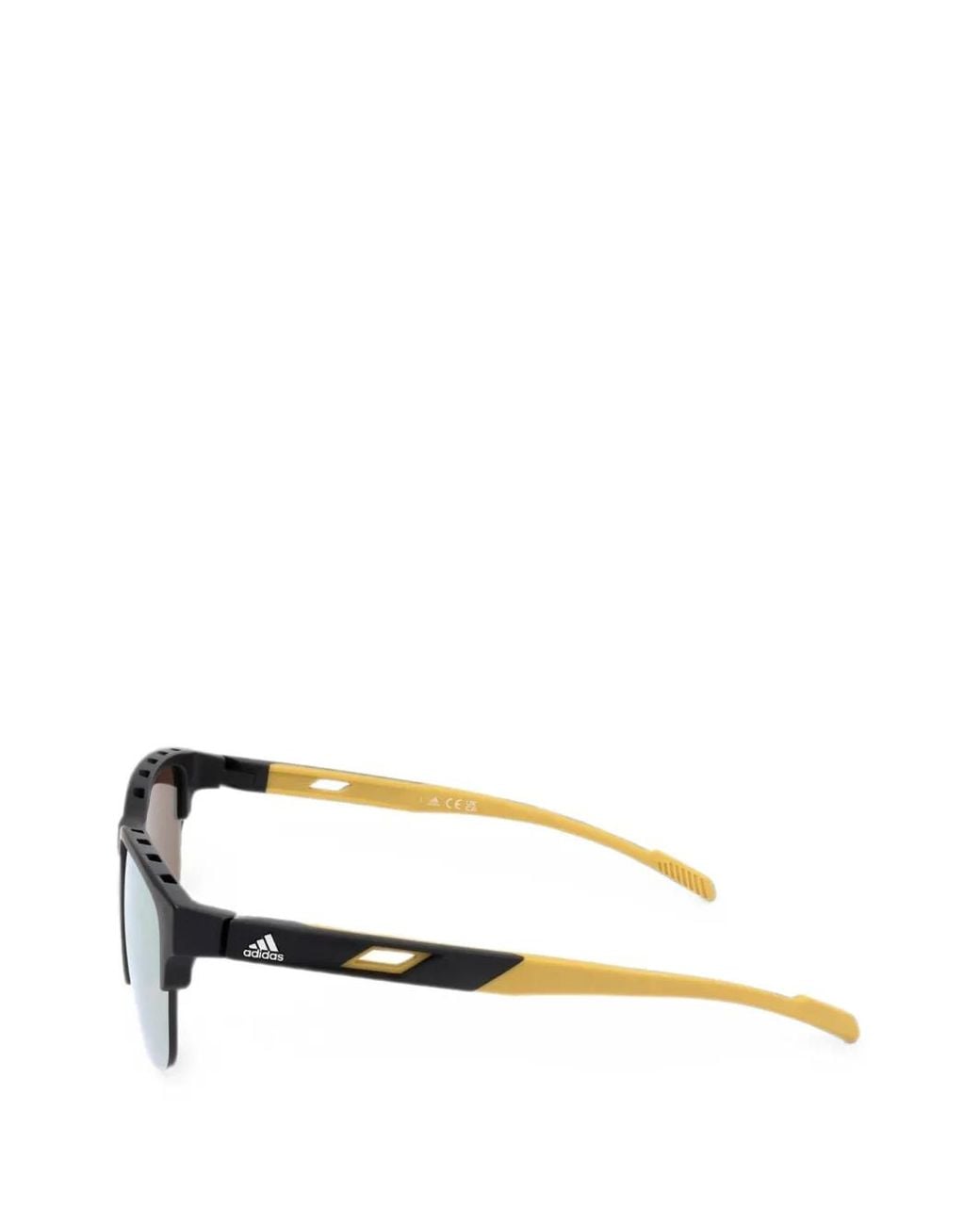 Adidas Metallic Logo-Print Rectangle-Frame Sunglasses