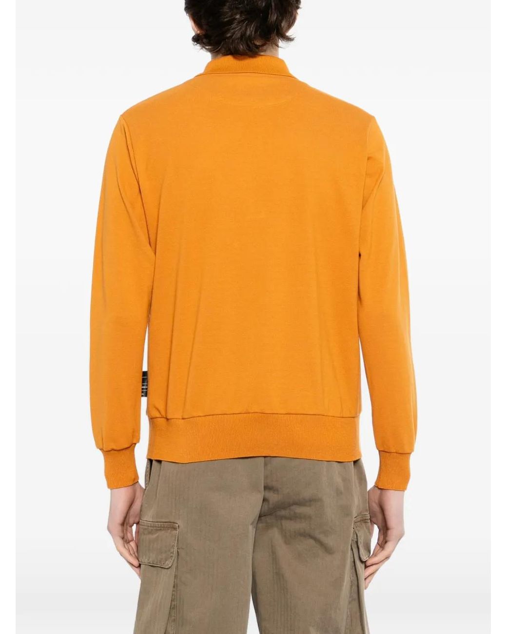 Undercover Orange Cotton Polo Shirt for men