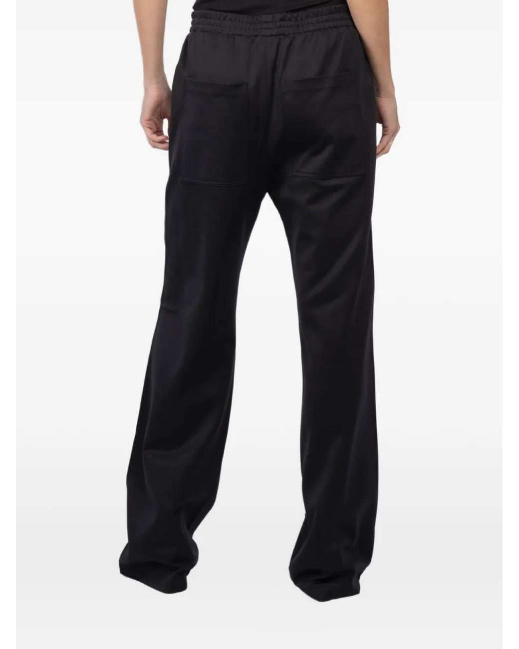 Tibi Black Scottie Track Pants