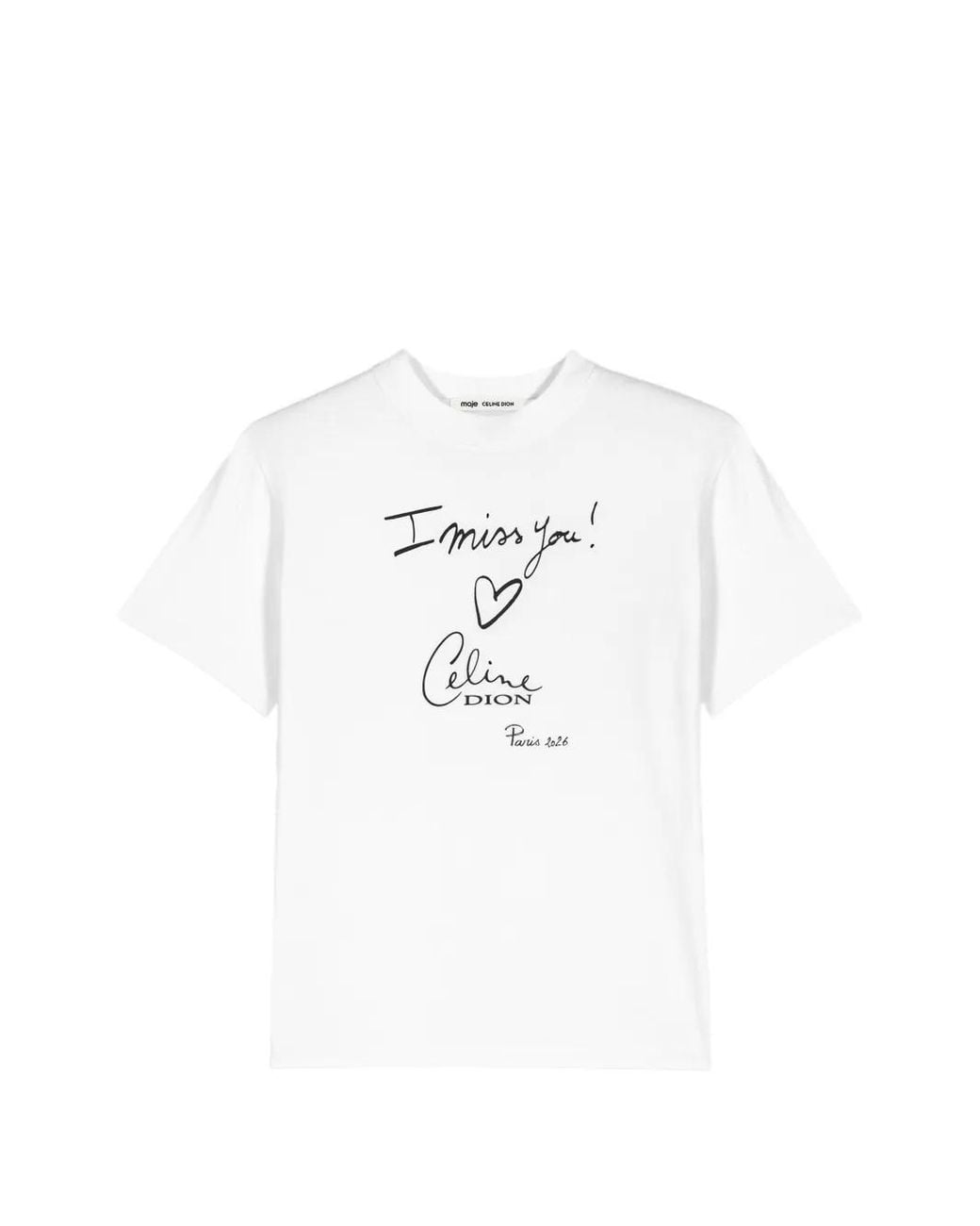Maje White X Céline Dion T-Shirt