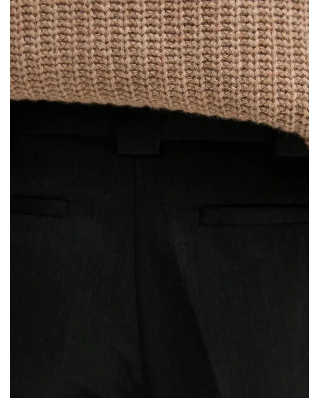 Won Hundred Black Back-Pocket Trousers for men