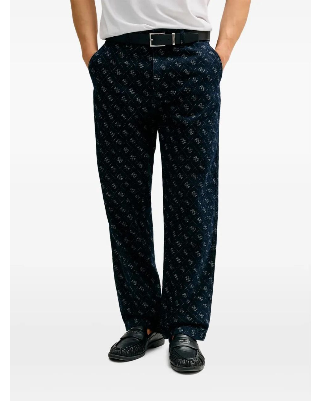 Guess Black Damon Chino Jeans for men