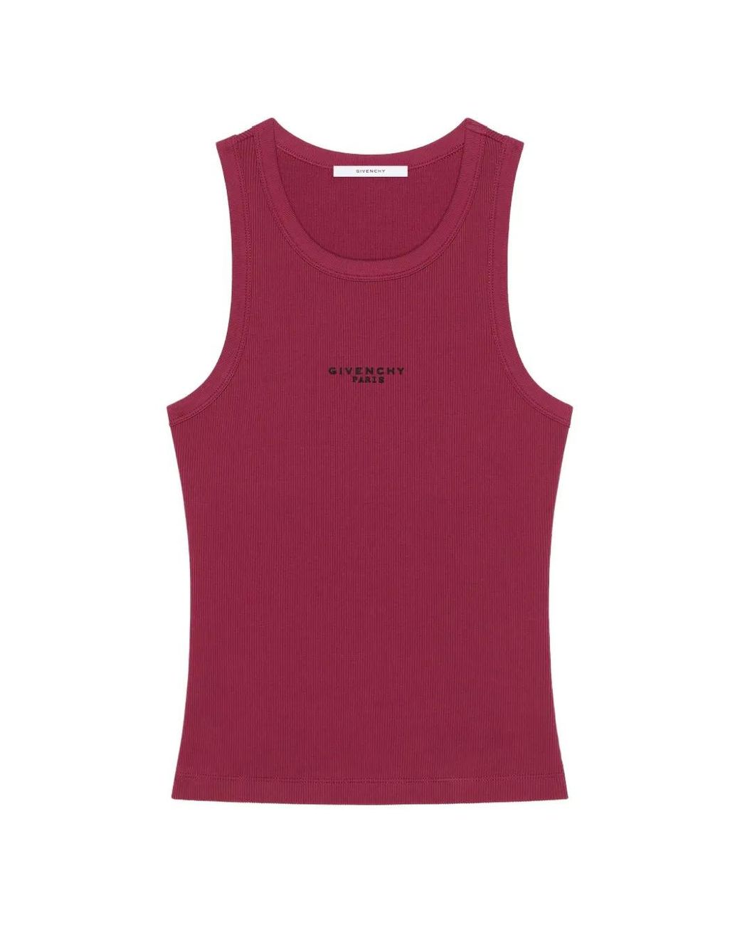 Givenchy Purple Slim Fit Tank Top