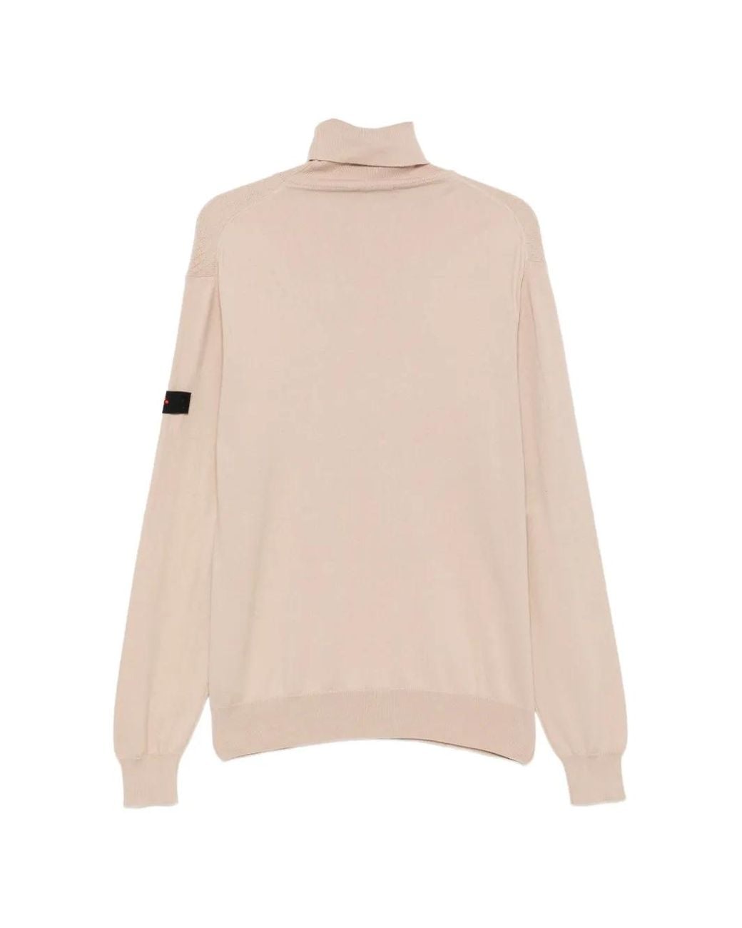 Peuterey Natural Roll-Neck Logo-Patch Sweater for men