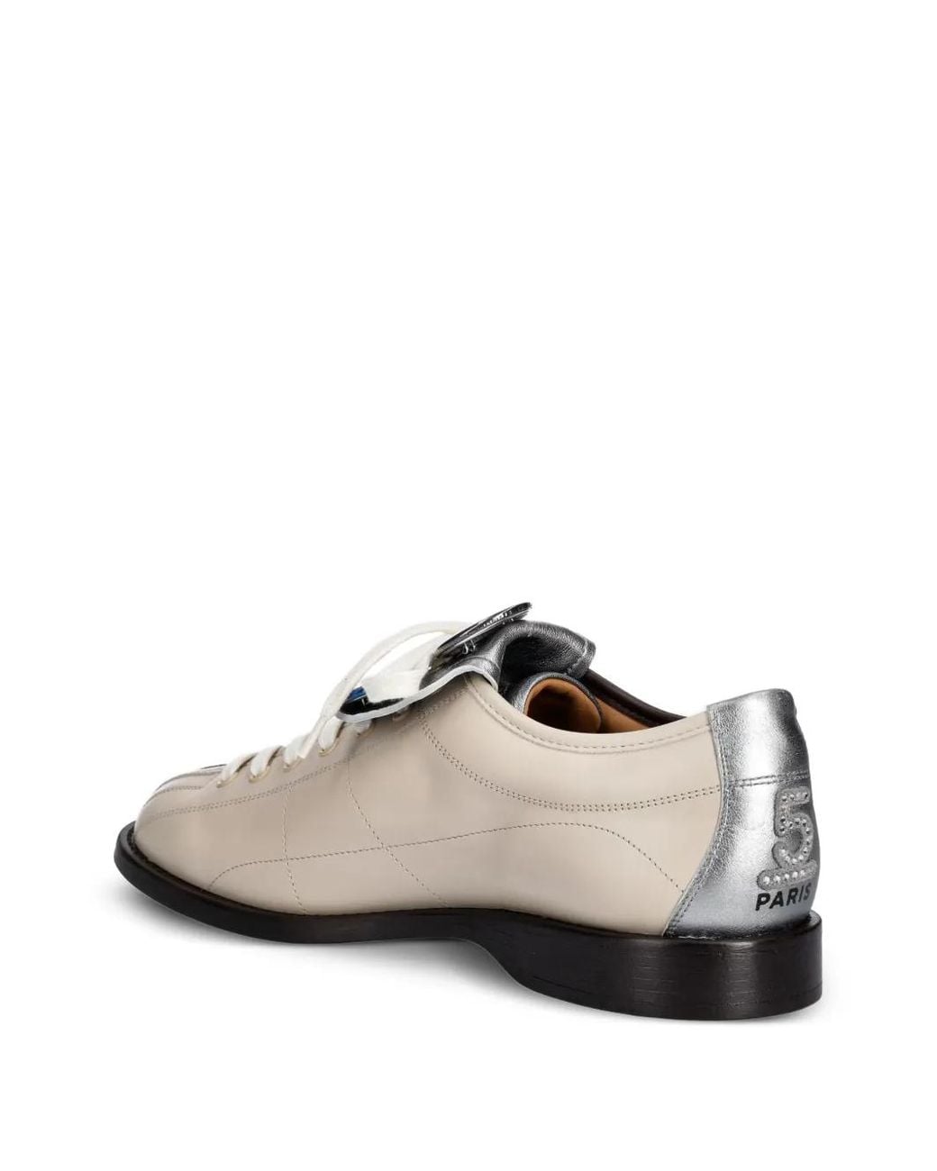 KENZO White Striker Embellished Derby Shoes for men