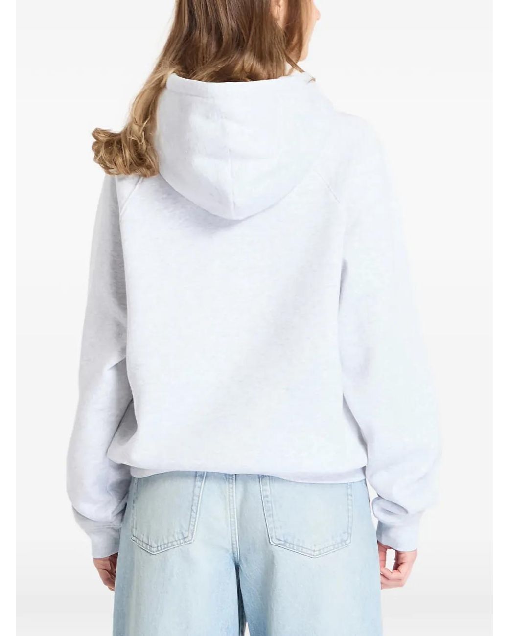 Dime White Classic Craft Printed Hoodie