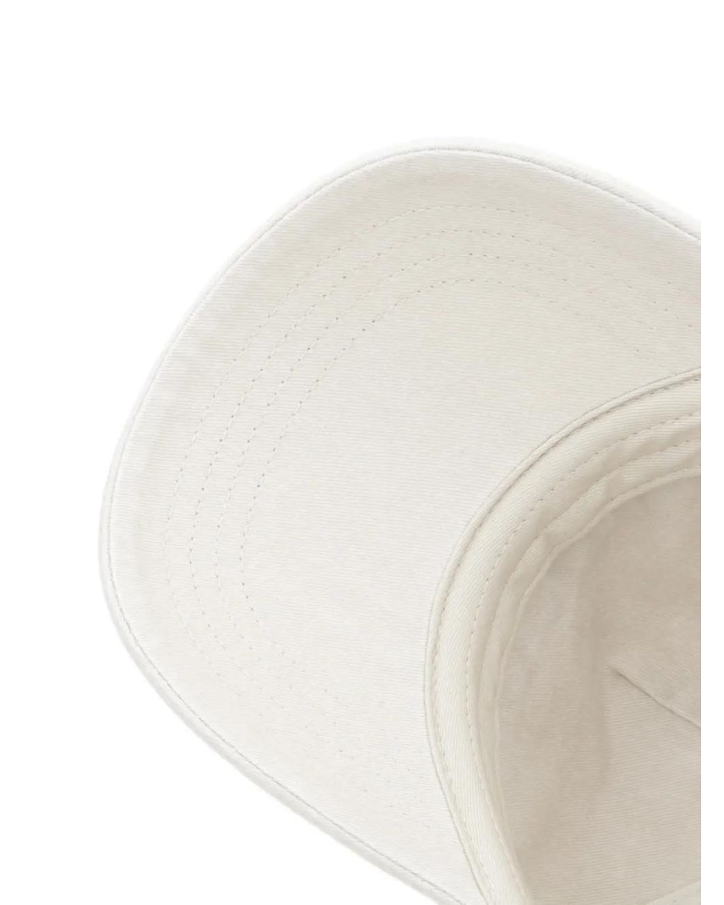 Patrizia Pepe White Logo-Embroidered Baseball Cap
