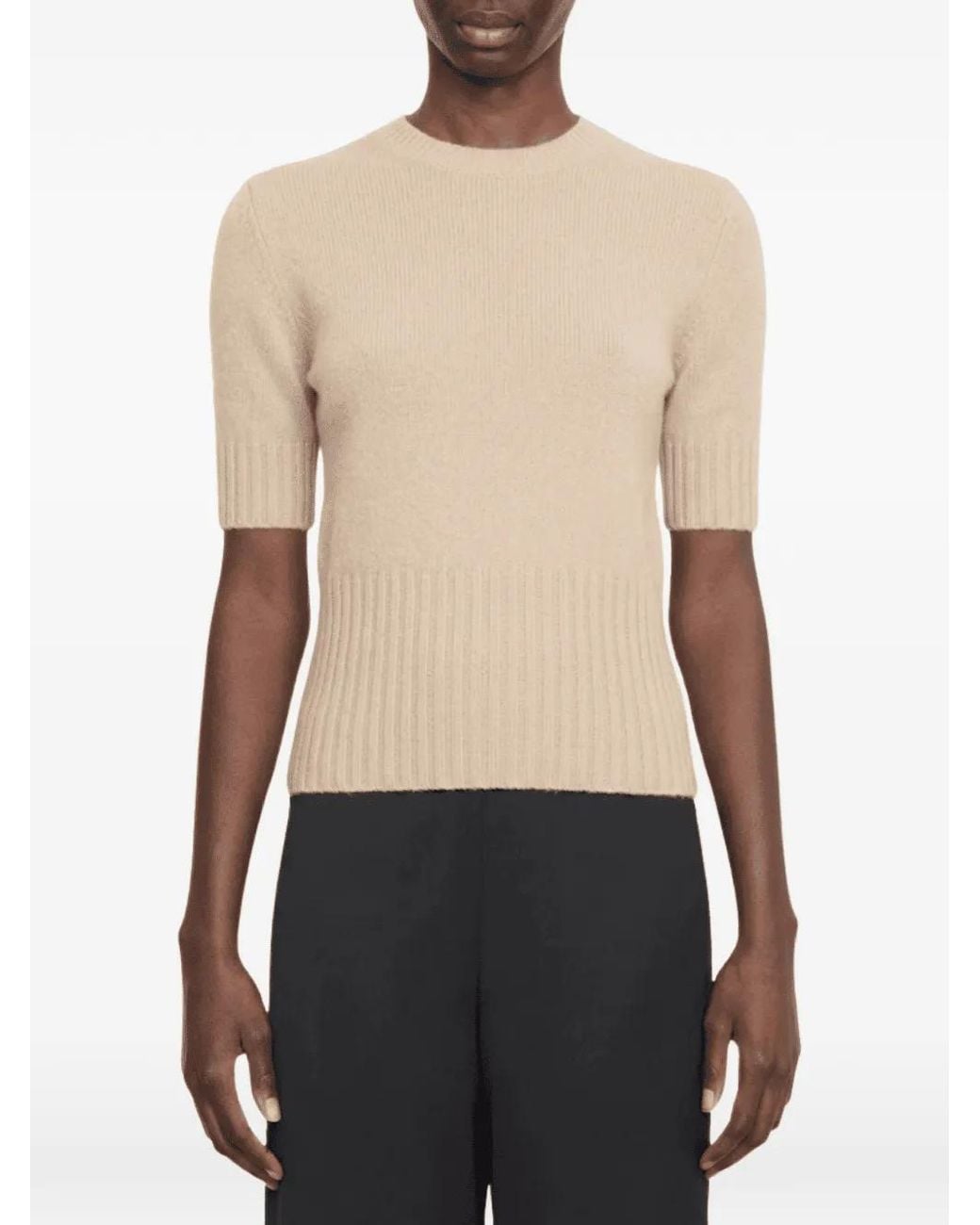 Vince Blue Gerippter Strickpullover