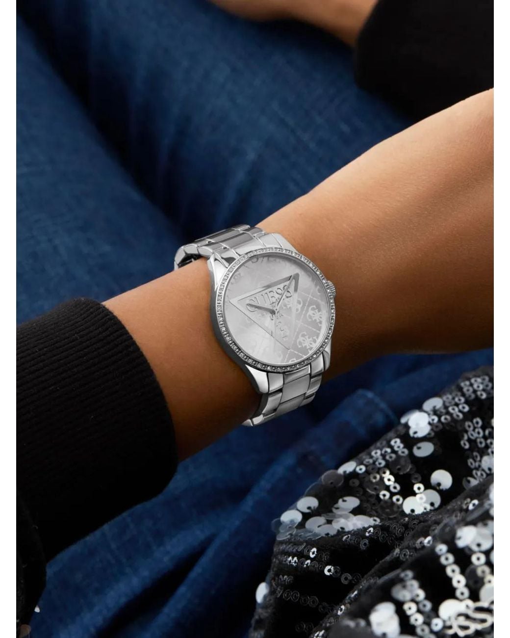 Guess White Analog 36Mm Watch
