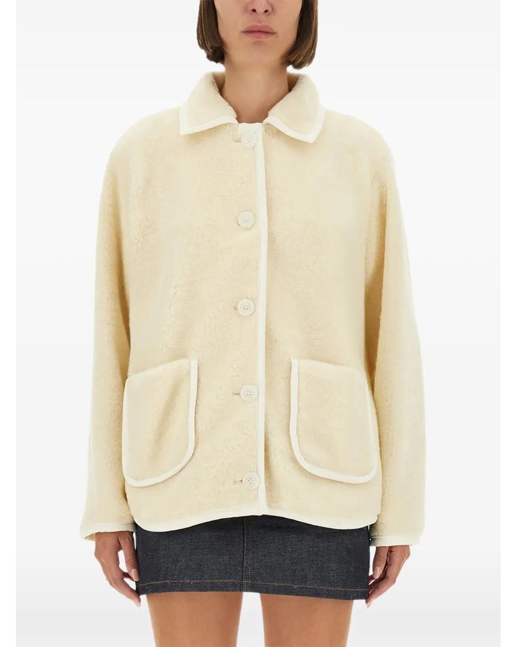A.P.C. Natural Buttoned Jacket