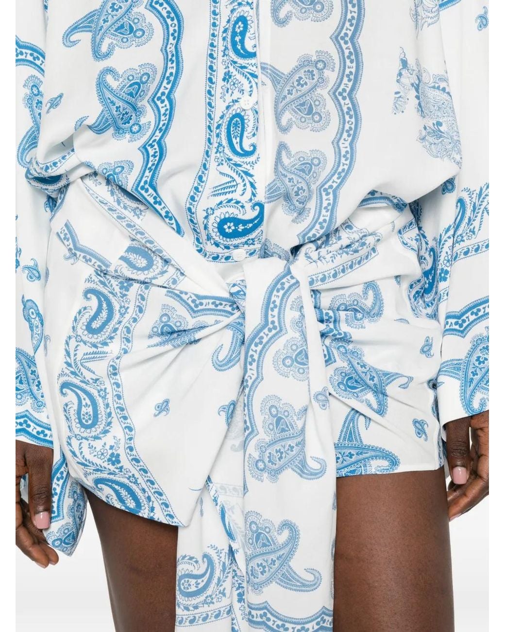 The Attico Blue Mini Dress