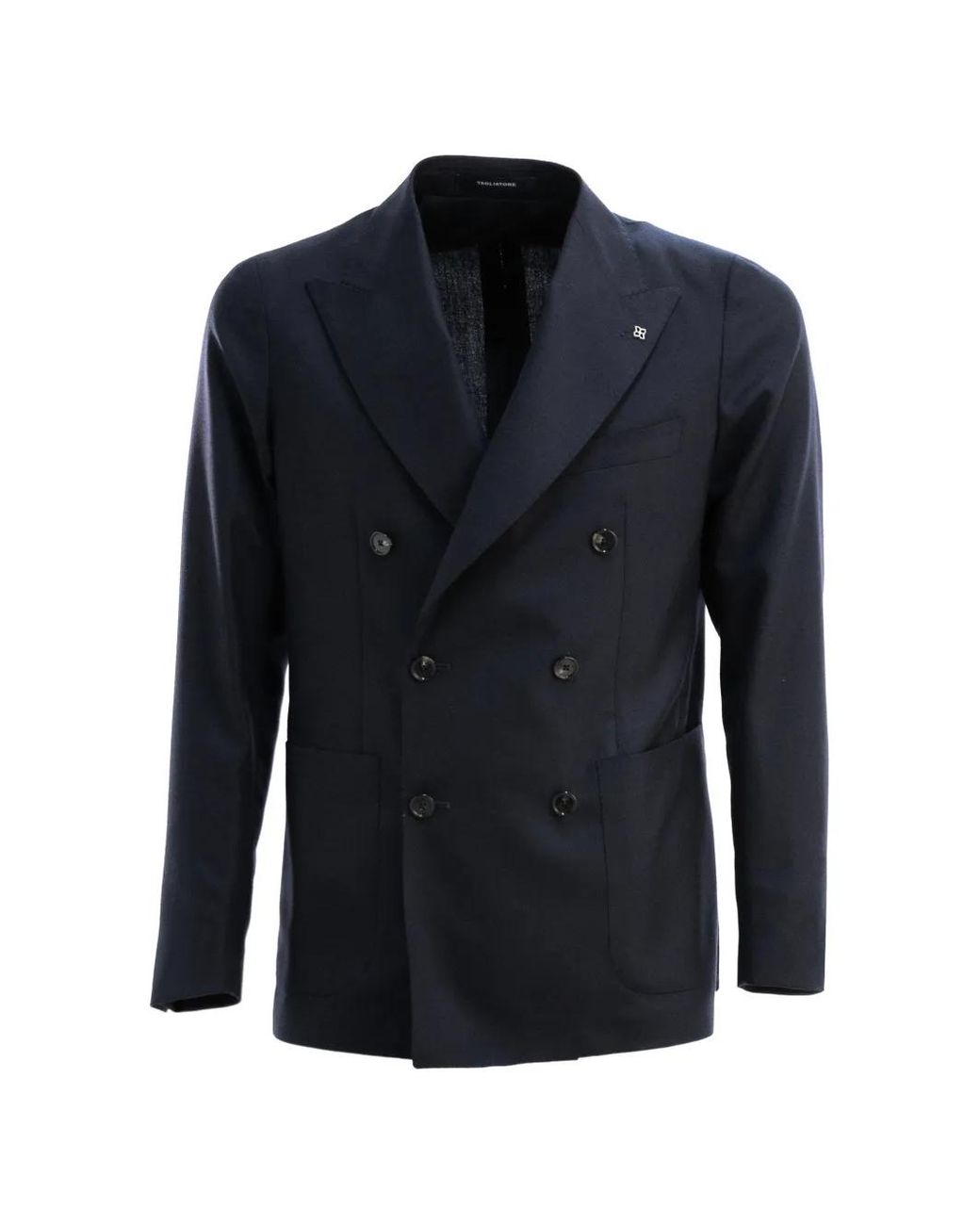 Chaqueta Con Doble Botonadura Tagliatore de hombre de color Blue
