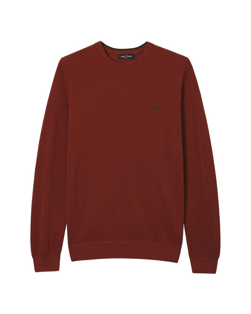 Fred Perry Textured-Knit Sweater for men