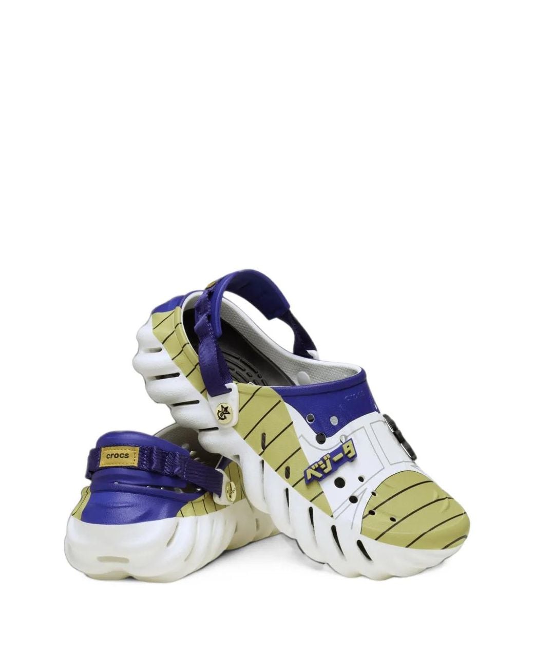 CROCSTM White X Echo Dragon Ball Z Vegeta Clogs for men