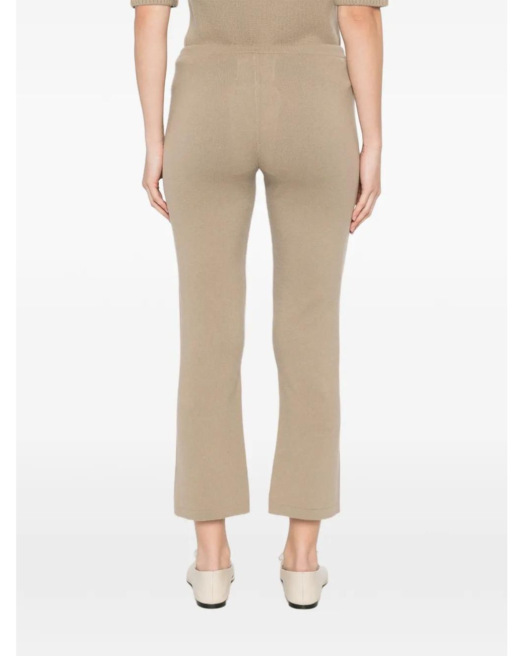 Extreme Cashmere Natural Nº461 Wander Knitted Trousers
