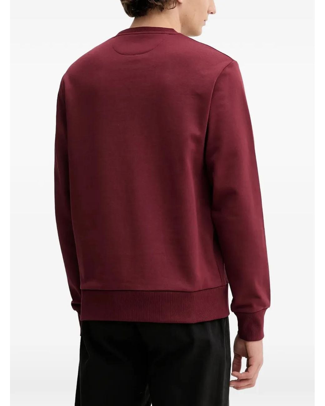 Hackett Red Graphic-Print Sweatshirt for men