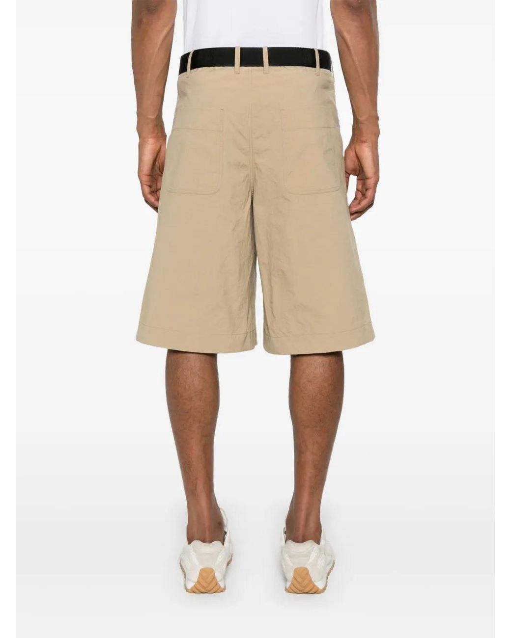 Bermudas De Algodón Plan C de hombre de color Natural