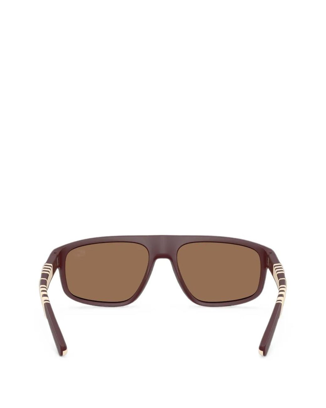 Burberry Brown Knight Rectangular-Frame Sunglasses for men