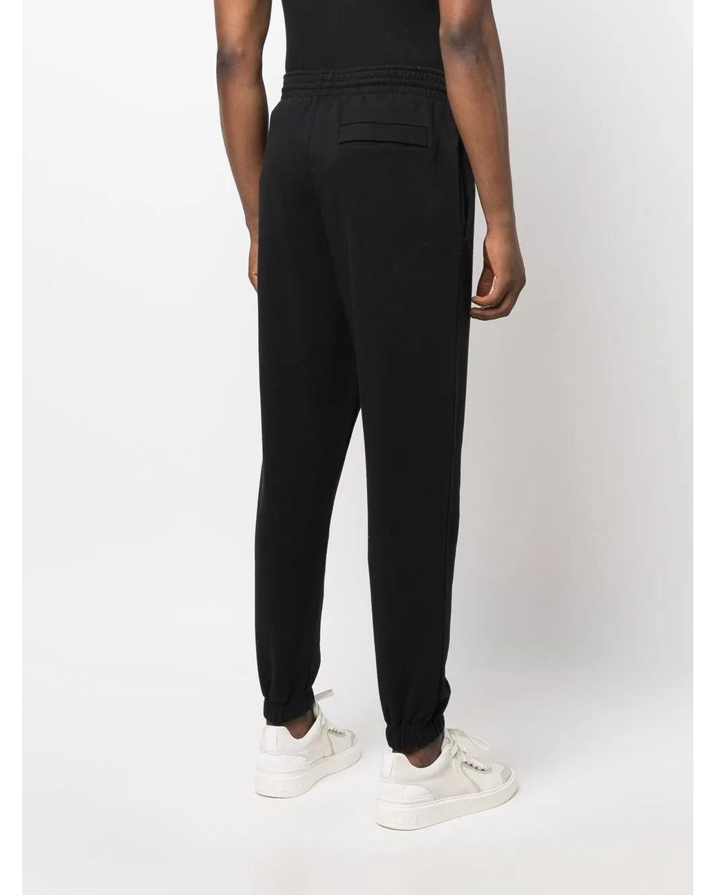 Martine Rose Black Logo-Print Slim-Fit Track Pants