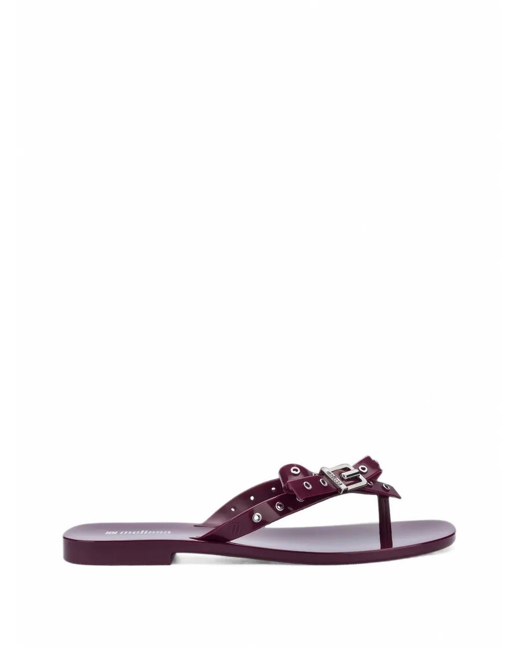 Melissa Purple Harmonic Squared Flip-Flops Mit Ösen