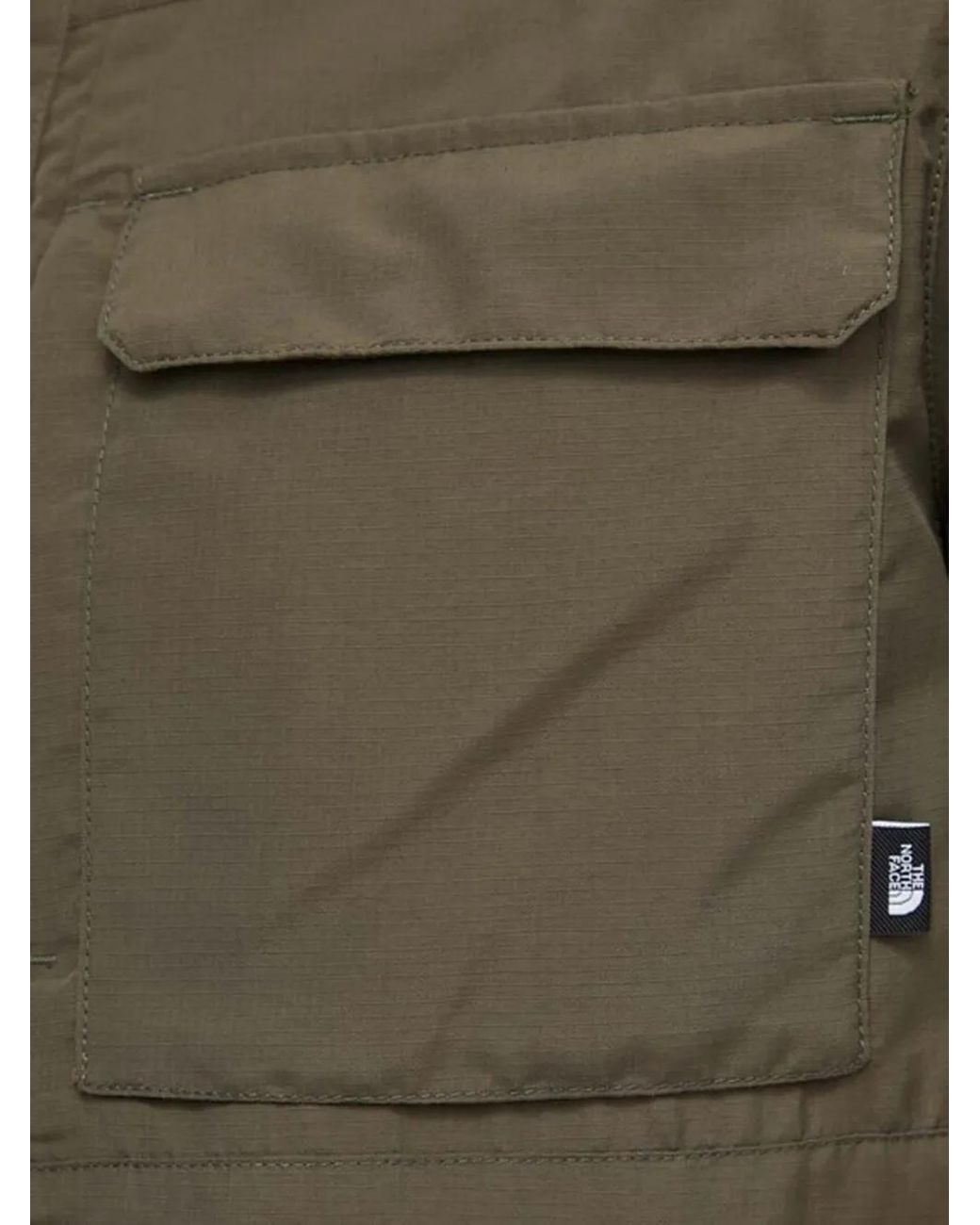 The North Face Green Buttoned Pocket Shirt for men