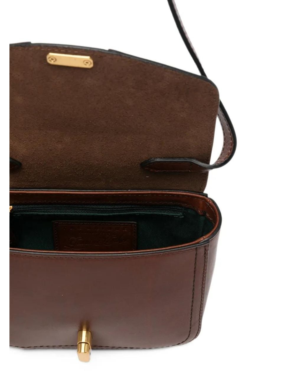 The Bridge White Leather Crossbody Bag