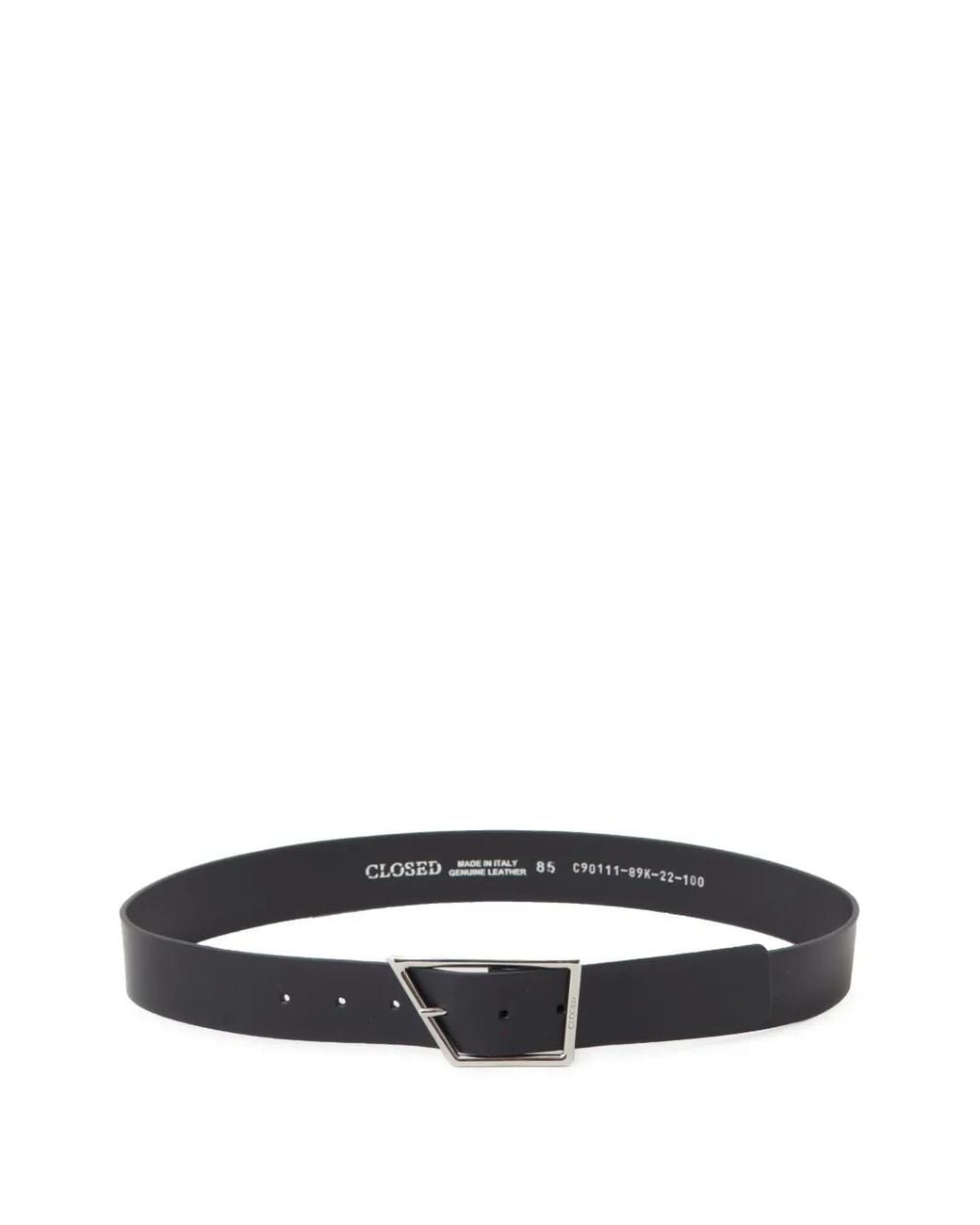 Closed White Leather Belt