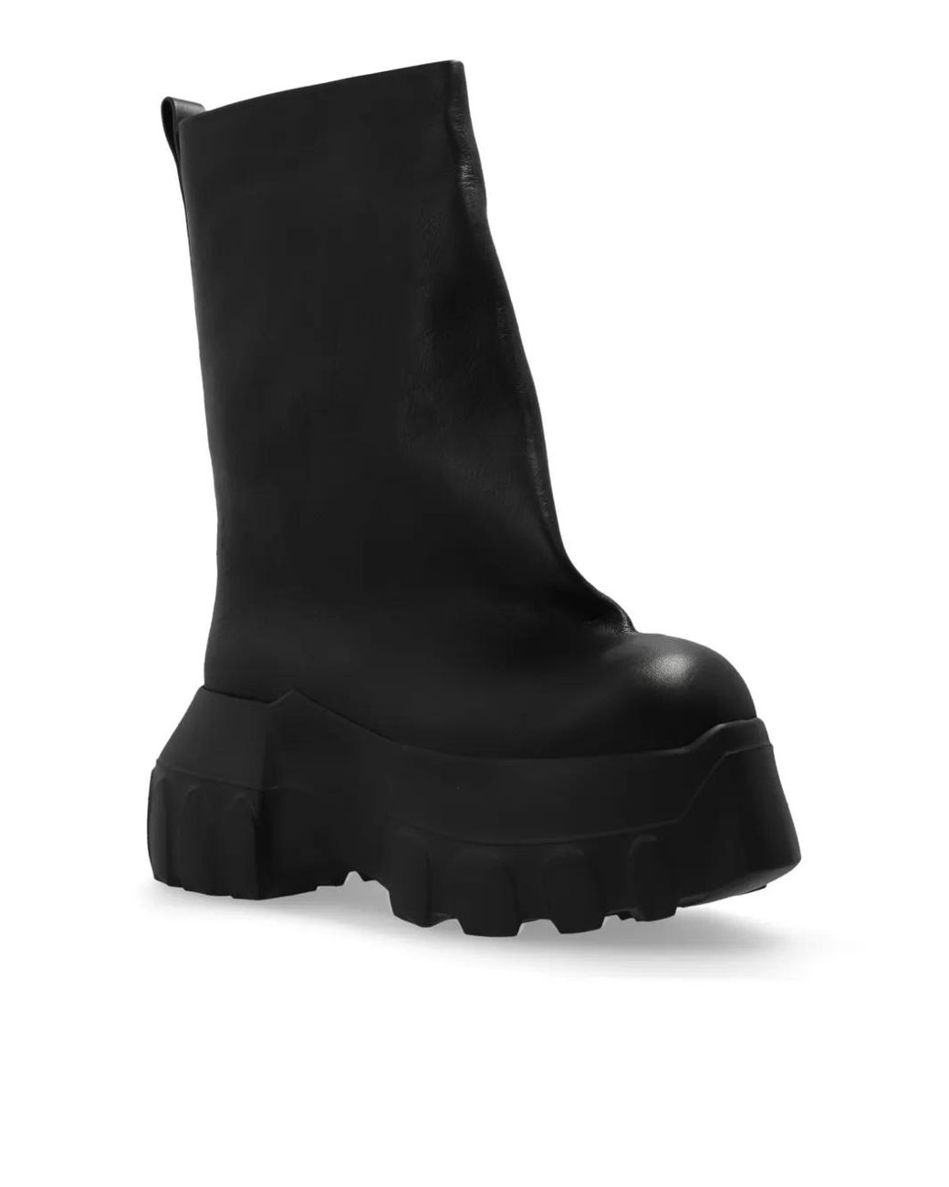Rick Owens Black Mega Trator Boots