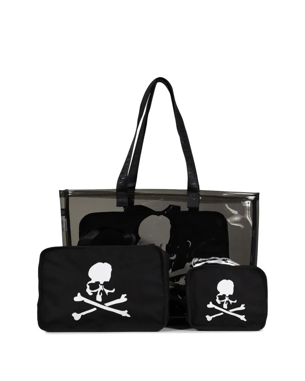 MASTERMIND WORLD Black Sac Cabas À Logo Imprimé for men