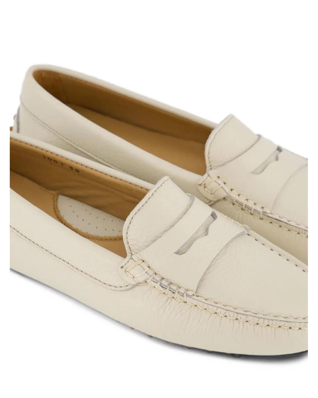 Gibaldi White Tropezienes Loafer