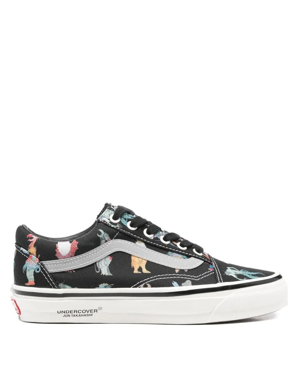 Vans Black Old Skool Graphic-Print Sneakers